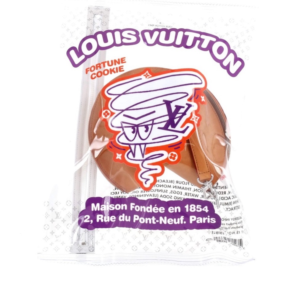LOUIS VUITTON Fortune Cookie Bag in Monogram Leather and Printed PVC
